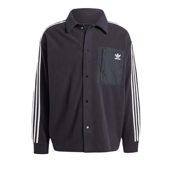 Jackets | Adidas Originals Polar Shirt Black