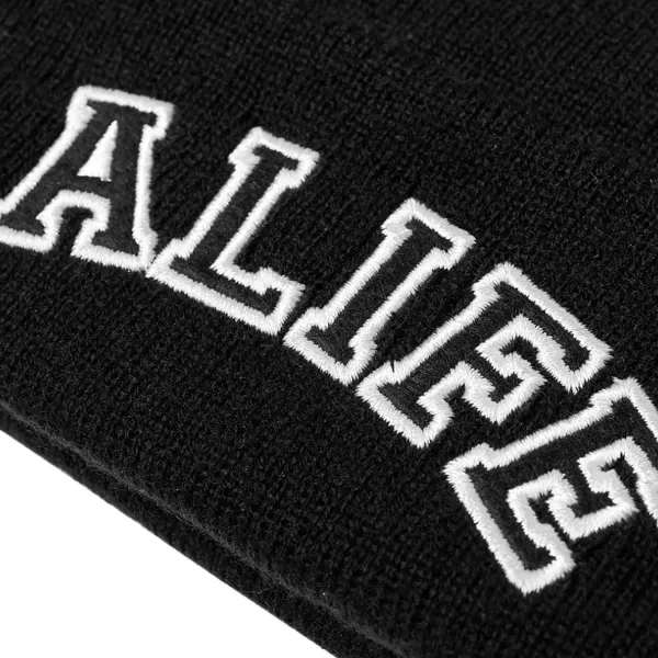 Headwear | ALIFE Collegiate Beanie Black