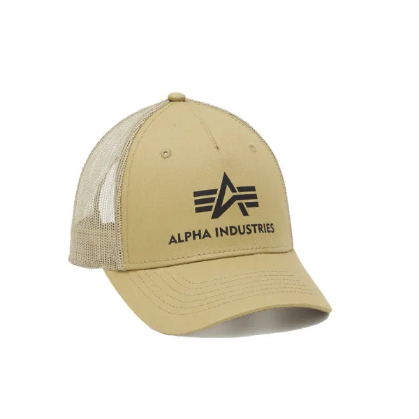 Headwear | Alpha Industries Basic Trucker Cap Sand