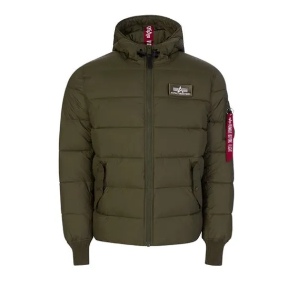 Jackets | Alpha Industries Hooded Puffer Alpha FD 257 Dark Green