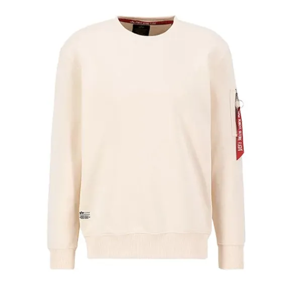 Sweatshirts | Alpha Industries USN Blood Chit Sweater 578 Jet Stream White