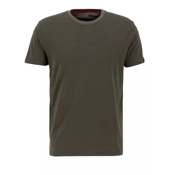 T Shirts | Alpha Industries USN Blood Chit T 2 142 Dark Olive Green