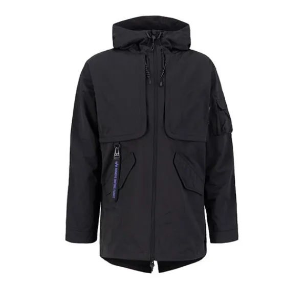 Jackets | Alpha Industries Utility Fishtail Jacket UV Black