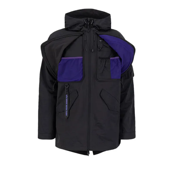 Jackets | Alpha Industries Utility Fishtail Jacket UV Black