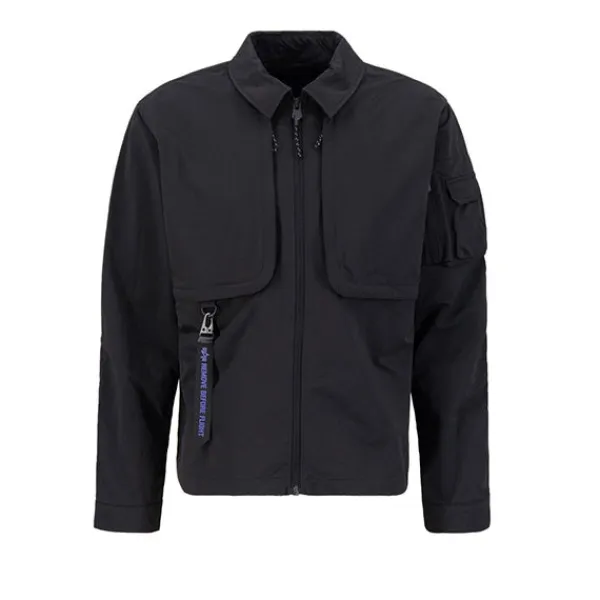 Jackets | Alpha Industries Utility Overshirt UV Black