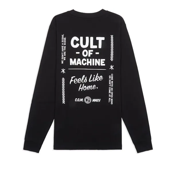 T Shirts | Caffeine & Machine Caffeine and Machine Cult Of Machine LS Tee Black