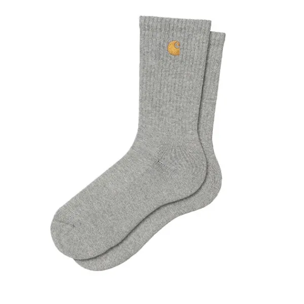 Socks | Carhartt WIP Chase Socks Heather/Gold Grey