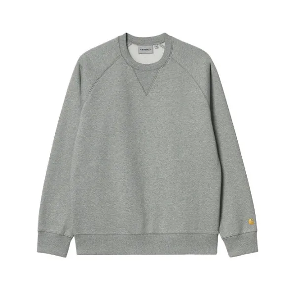 Sweatshirts | Carhartt WIP Chase Sweat Heather Gold Grey