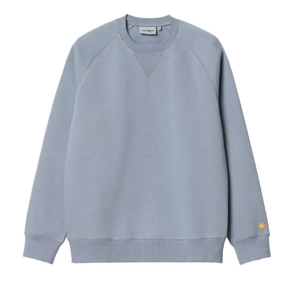 Sweatshirts | Carhartt WIP Chase Sweat Mirror Gold Blue