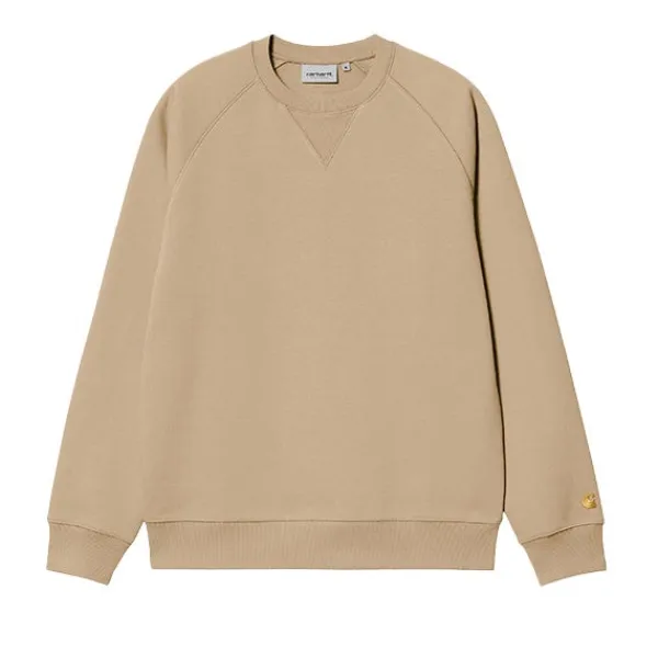 Sweatshirts | Carhartt WIP Chase Sweat Sable Gold Beige