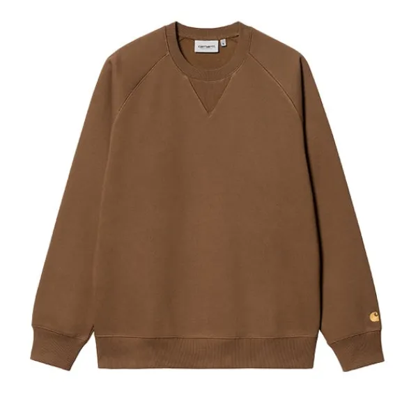 Sweatshirts | Carhartt WIP Chase Sweat Tamarind Gold Brown