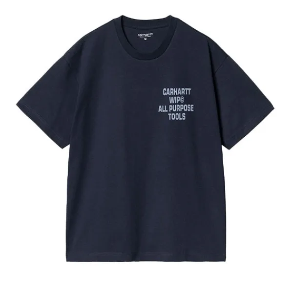 T Shirts | Carhartt WIP Cross Screw T-Shirt Air Force Blue