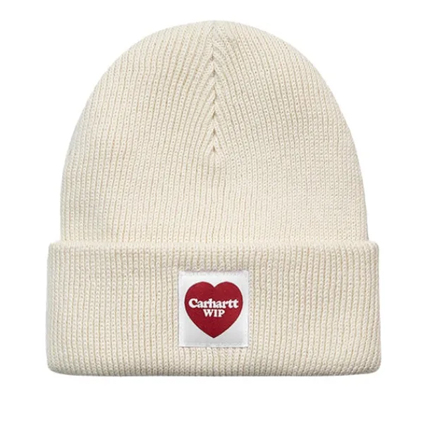 Headwear | Carhartt WIP Heart Beanie Natural