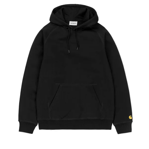 Hoodies | Carhartt WIP Hooded Chase Sweat Gold Black