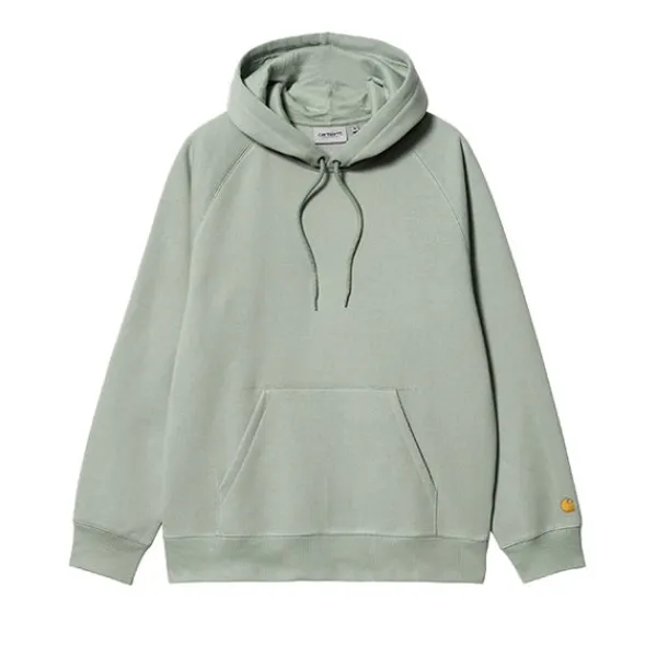 Hoodies | Carhartt WIP Hooded Chase Sweat Glassy Teal Gold Green