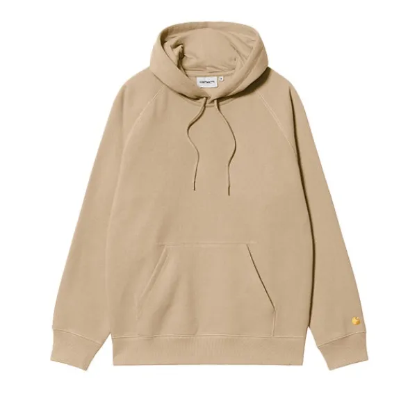 Hoodies | Carhartt WIP Hooded Chase Sweat Sable Gold Beige