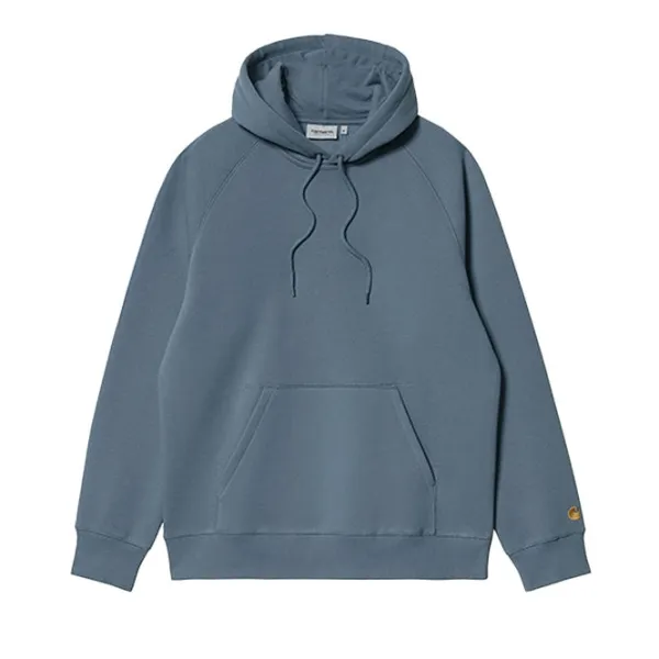 Hoodies | Carhartt WIP Hooded Chase Sweat Storm Gold Blue