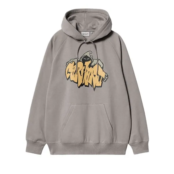 Sweatshirts | Carhartt WIP Hooded Yute Sweat Misty Grey