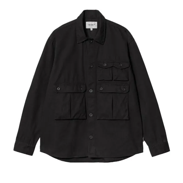 Shirts | Carhartt WIP LS Tracker Shirt Black