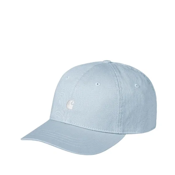 Headwear | Carhartt WIP Madison Logo Cap Frosted Blue White