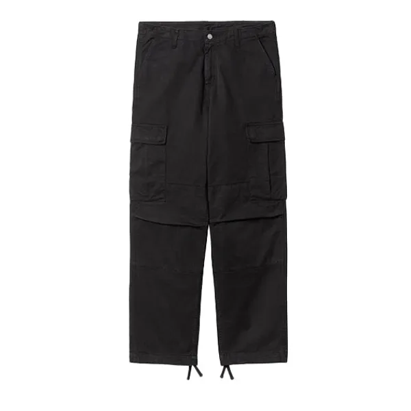 Trousers | Carhartt WIP Regular Cargo Pant Garment Dyed Black