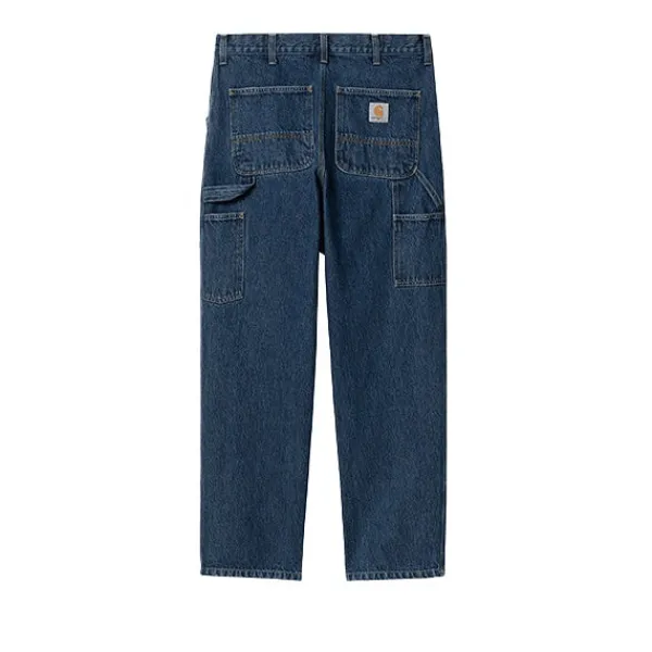 Denim | Carhartt WIP Single Knee Pant Stone Washed Blue