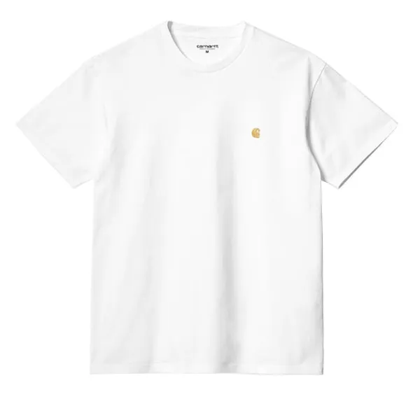 T Shirts | Carhartt WIP SS Chase T Shirt Gold White