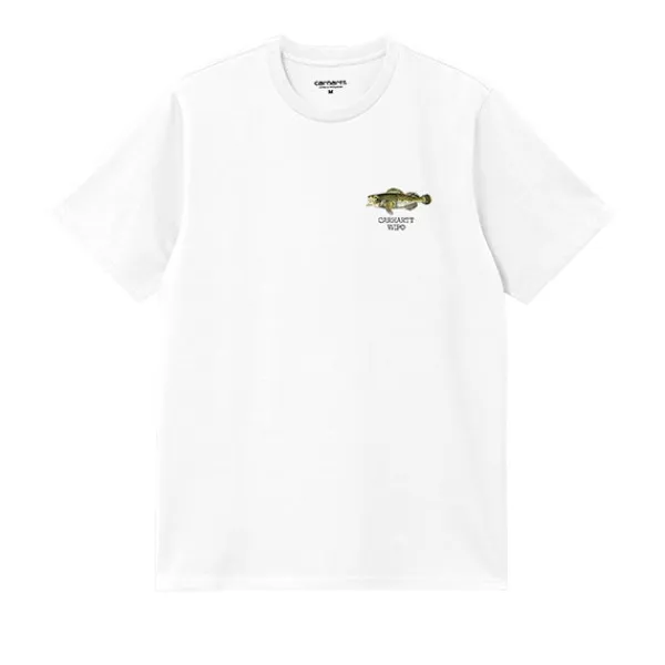 T Shirts | Carhartt WIP SS Fish T shirt White