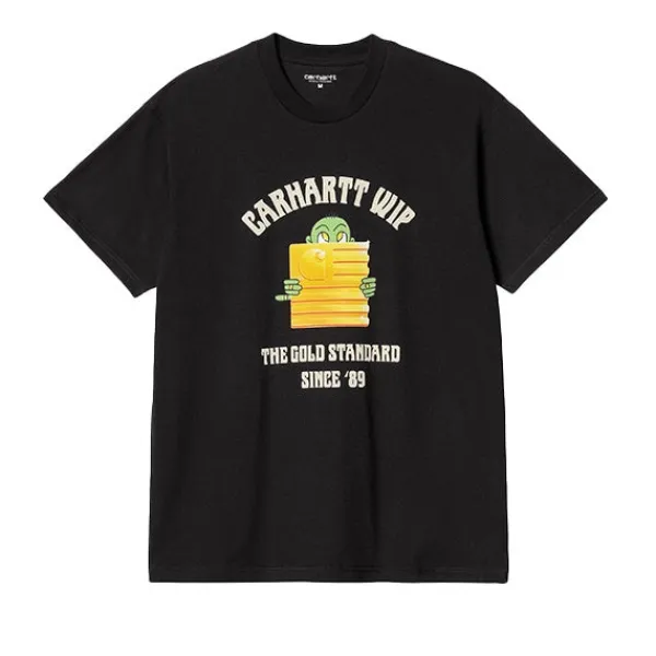 T Shirts | Carhartt WIP SS Gold Standard T Shirt Black