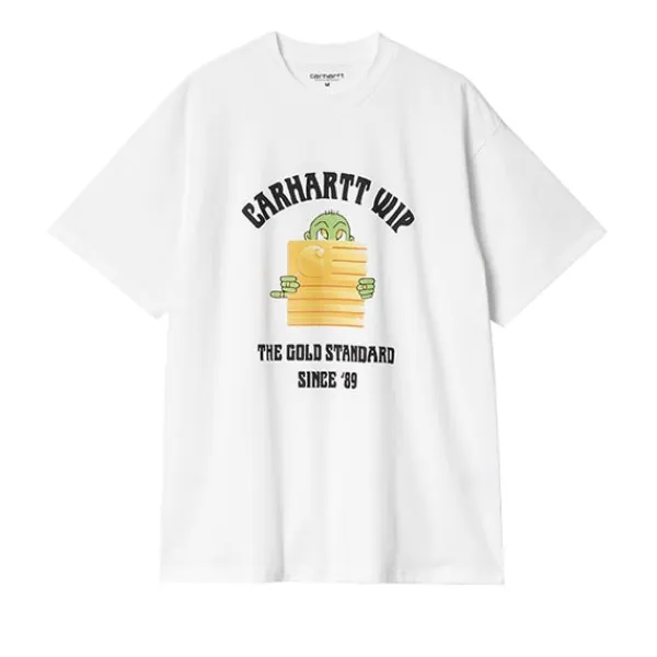 T Shirts | Carhartt WIP SS Gold Standard T Shirt White