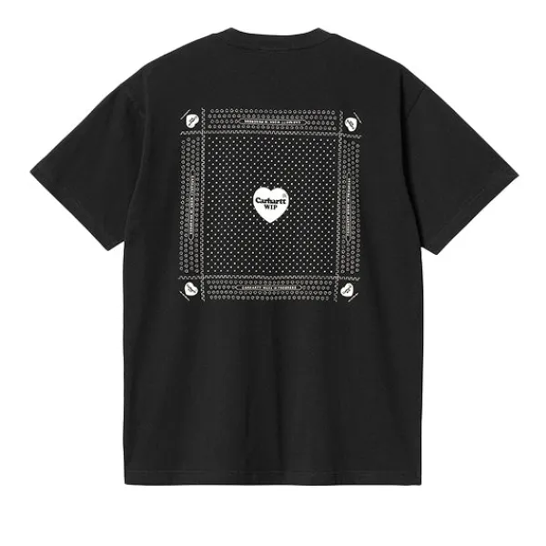 T Shirts | Carhartt WIP SS Heart Bandana T shirt White Black