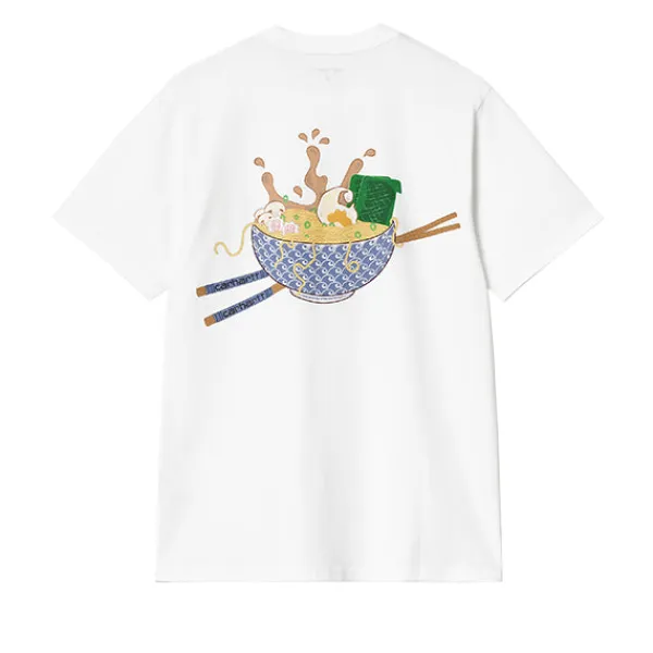 T Shirts | Carhartt WIP SS Noodle Soup T Shirt White