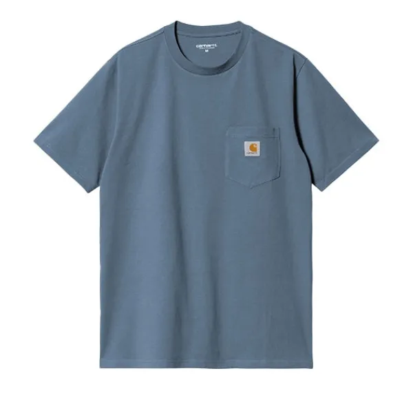 T Shirts | Carhartt WIP SS Pocket T Shirt Positano Blue