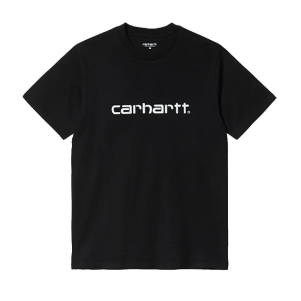 T Shirts | Carhartt WIP SS Script T shirt White Black