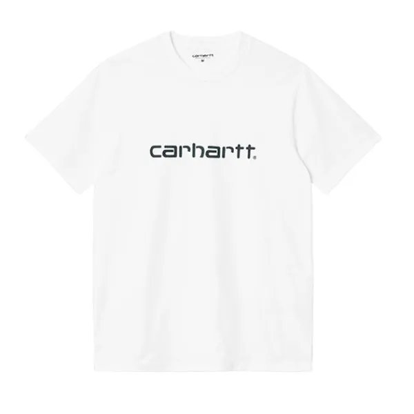 T Shirts | Carhartt WIP SS Script T shirt Black White