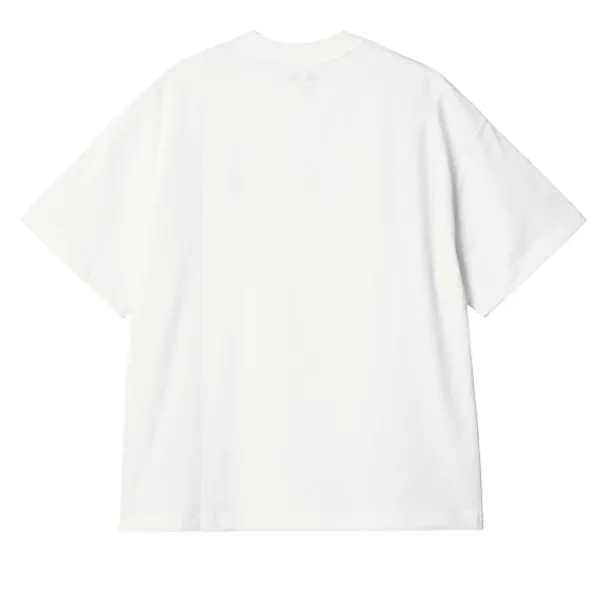 T Shirts | Carhartt WIP SS Signature Script T-Shirt / Dusty Ice White