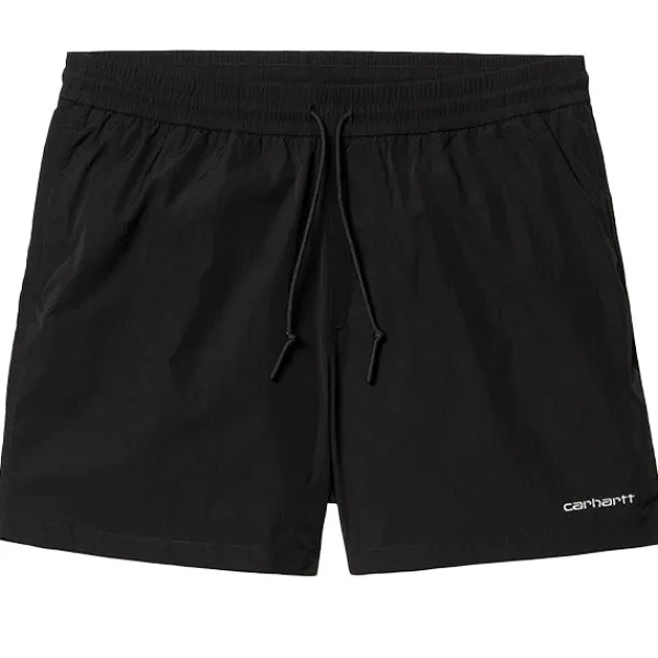 Shorts | Carhartt WIP Tobes Swim Trunks White Black