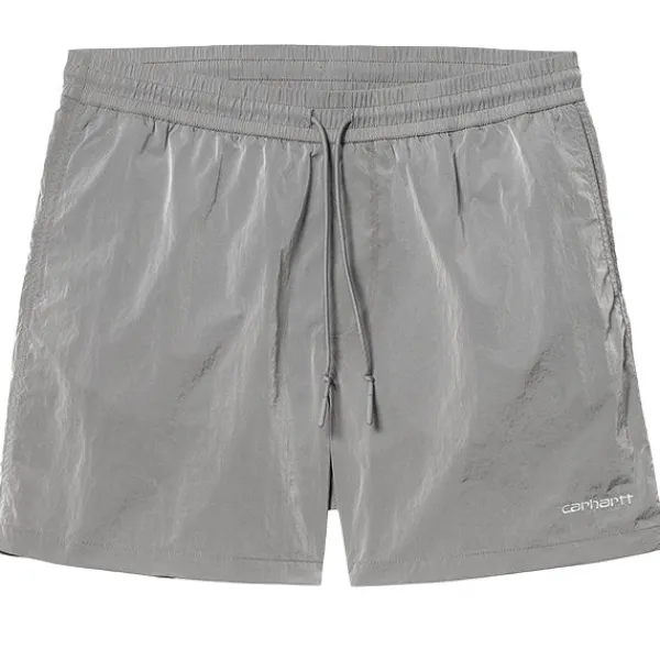 Shorts | Carhartt WIP Tobes Swim Trunks Sonic Silver White Grey