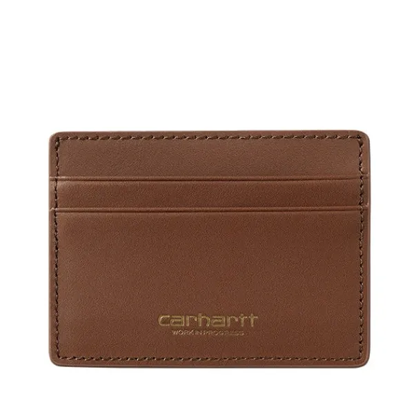 Wallets | Carhartt WIP Vegas Cardholder Leather Cognac Brown