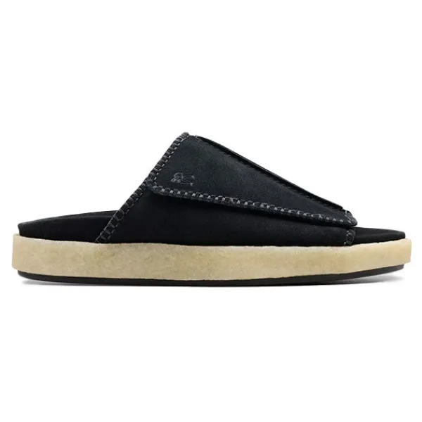 Clarks Originals | Clarks Originals Clarks Overleigh Slide Suede Black