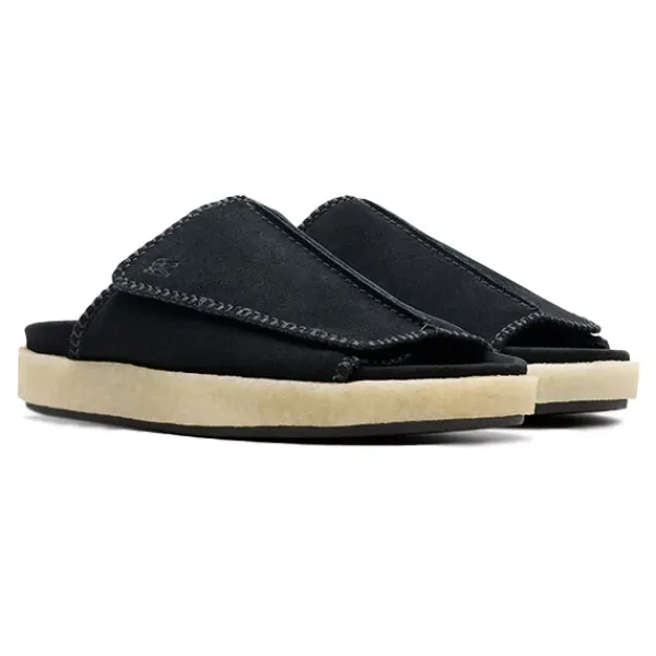 Clarks Originals | Clarks Originals Clarks Overleigh Slide Suede Black