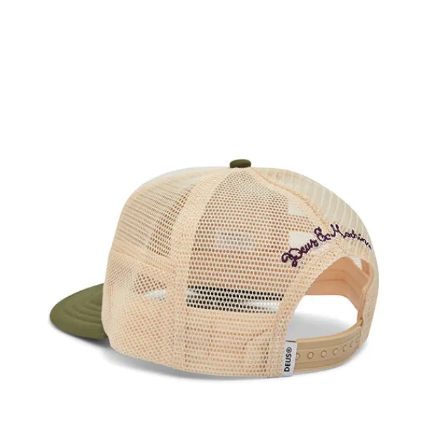 Headwear | Deus Amped Circle Trucker Cream