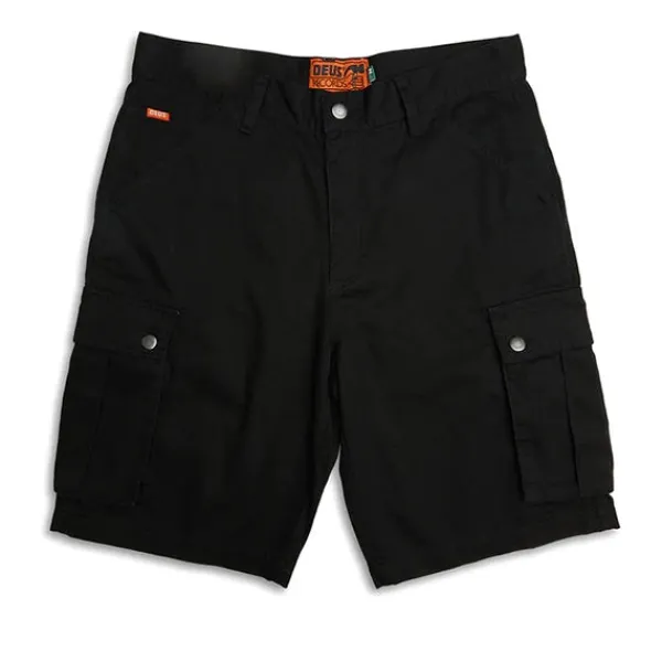 Shorts | Deus Records Cargo Short Black