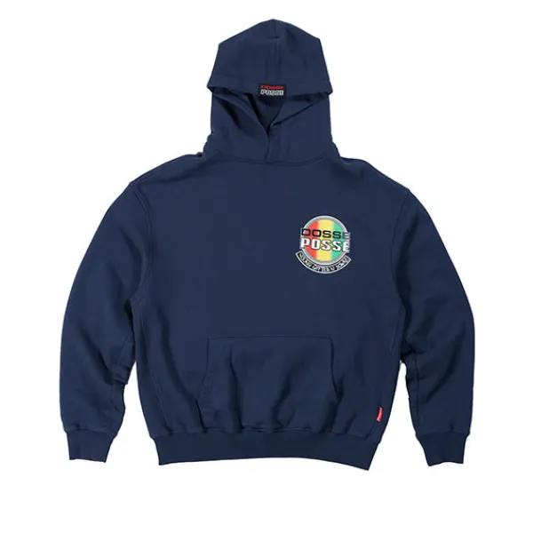 Hoodies | Dosse Posse Hooded 'Rasta Dot' Sweatshirt Indigo Navy