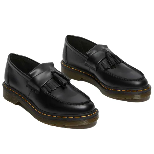 Dr. Martens | Dr. Martens Adrian Smooth Leather Tassel Loafers Black