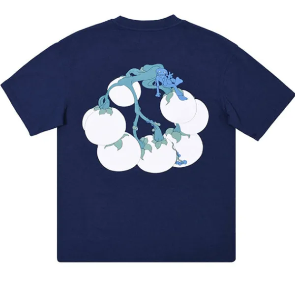 T Shirts | Edwin Esprit De La Vegetation T Shirt Maritime Blue