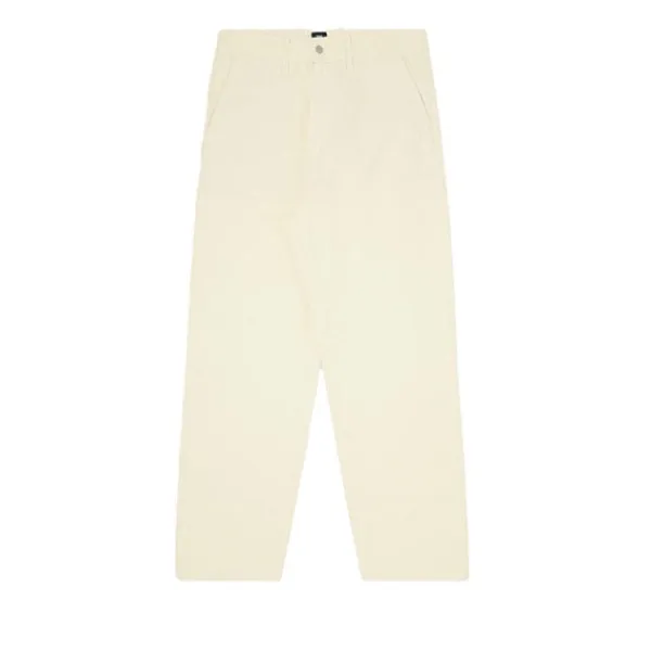 Trousers | Edwin Jaga Loose Pant PFD Compact Twill Whisper White Cream