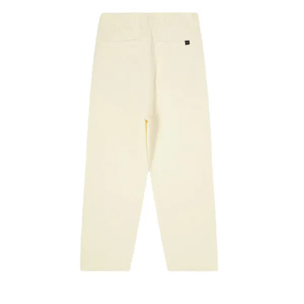 Trousers | Edwin Jaga Loose Pant PFD Compact Twill Whisper White Cream