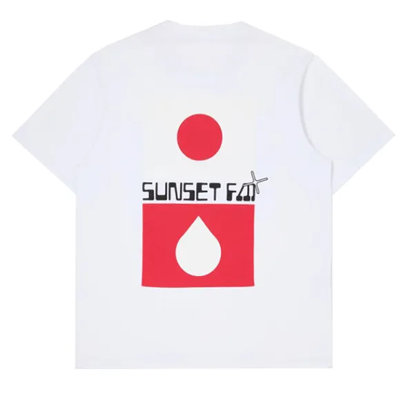 T Shirts | Edwin Sunset FM T Shirt White