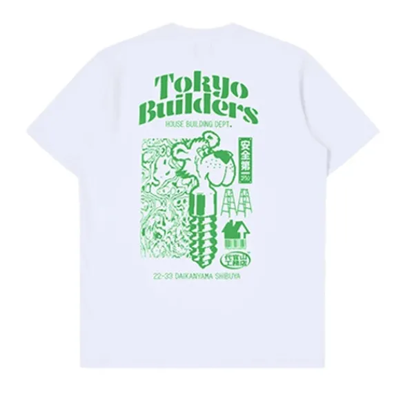 T Shirts | Edwin Tokyo Builders T shirt White